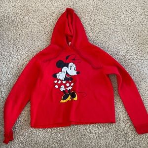 Minnie crop hoodie
